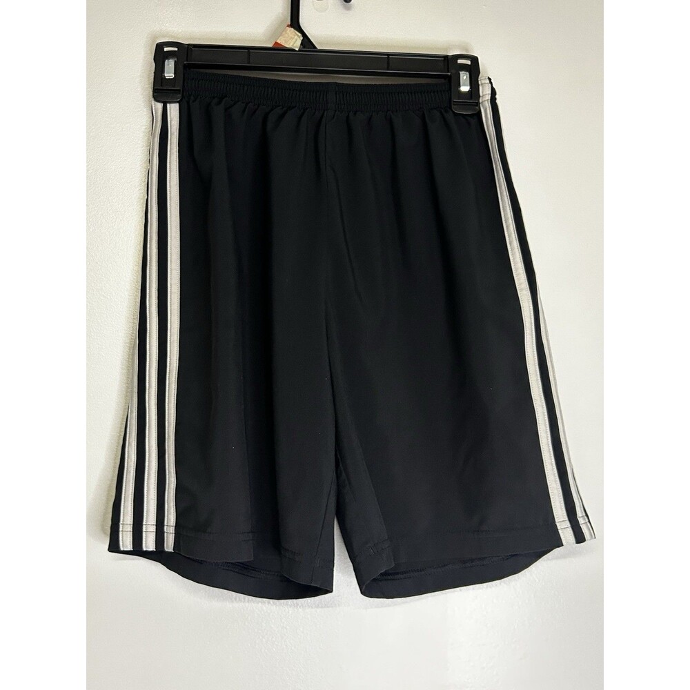 Adidas Boys So Ver Shorts Black and White Stripes Youth Size XL 14/16